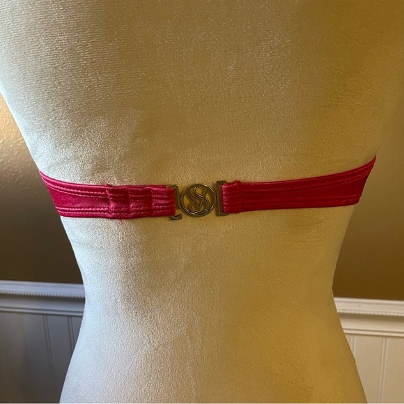 Y2k Vintage Victoria’s Secret Bandeau Swim Top Sz S - Picture 4 of 8